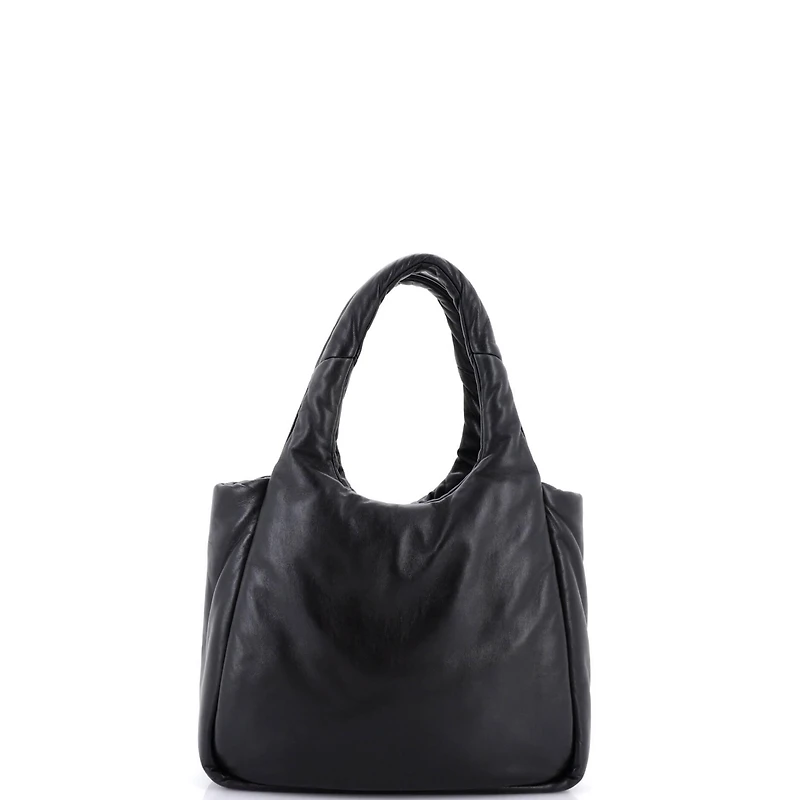Pre-Owned Prada Medium Padded Soft Tote Leather