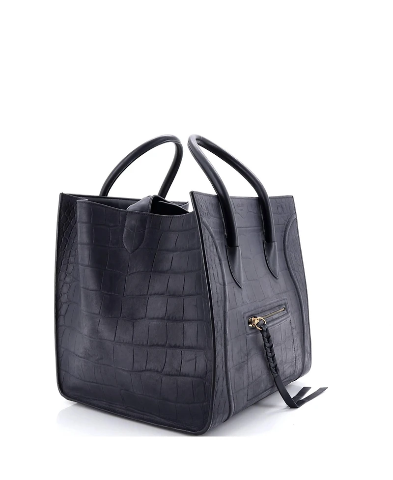Pre-Owned Celine Medium Phantom Bag Embossed Leather