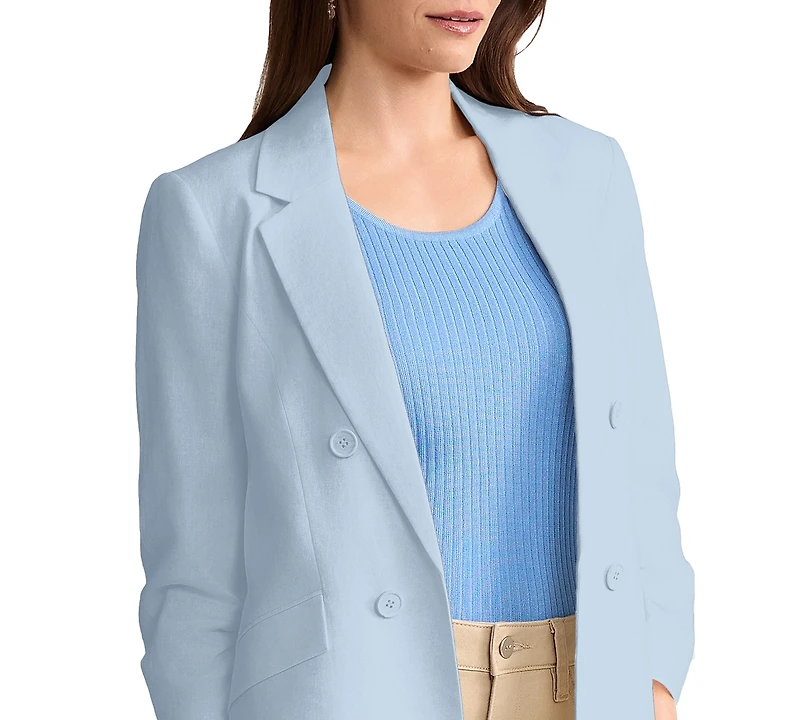 Jones New York Petite Notch Collar Jacket
