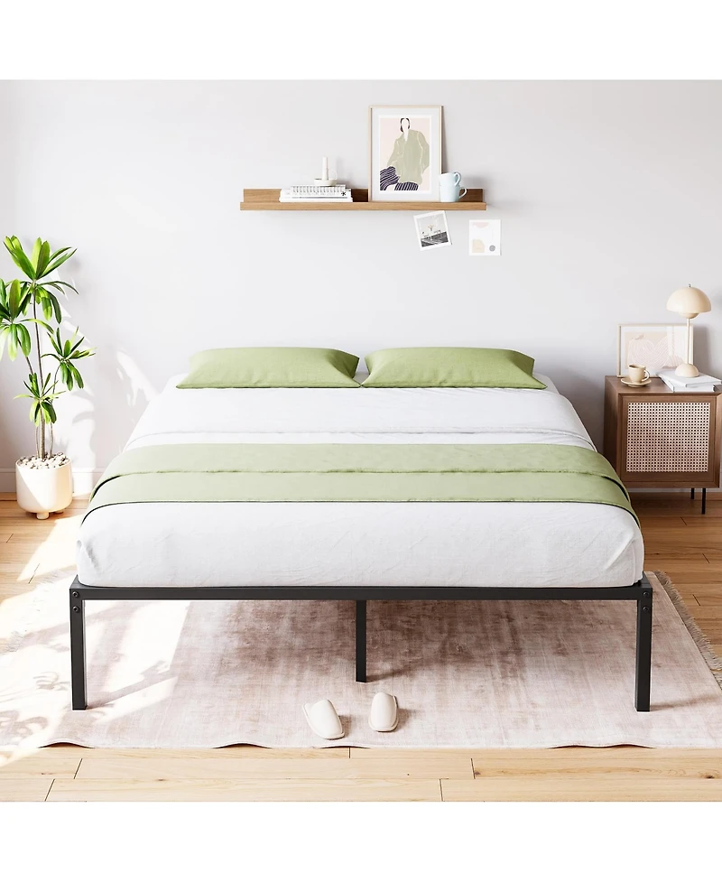 Homfan 16 Inch Heavy Duty Metal Bed Frame