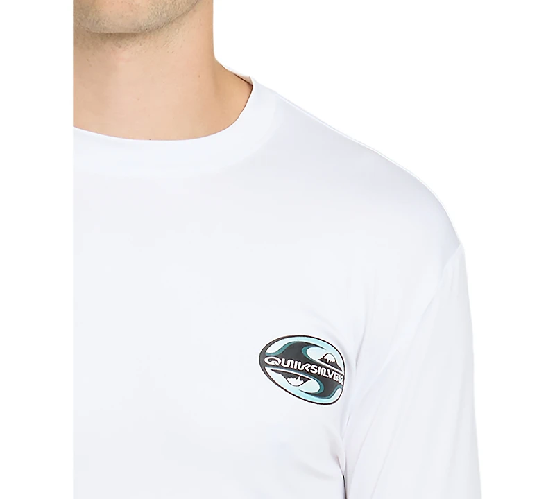 Quiksilver Men's Graphic Long-Sleeve Swim T-Shirt