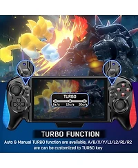 ECHTPeak Switch Controller for Switch/Switch Oled, Hall Effect One-Piece Joypad Controller, Switch Remote with Turbo and Dual Motor Vibration