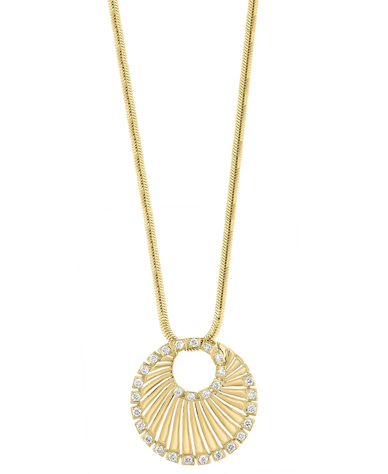 Effy Collection Diamond Pendant Necklace (1/5 ct. t.w.) in 14k Yellow Gold