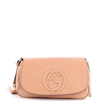 Pre-Owned Gucci Medium Soho Chain Crossbody Bag Leather