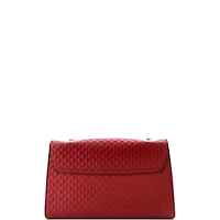 Pre-Owned Gucci Medium Emily Chain Flap Bag Microguccissima Leather