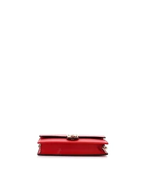 Pre-Owned Gucci Interlocking Wallet on Chain Leather