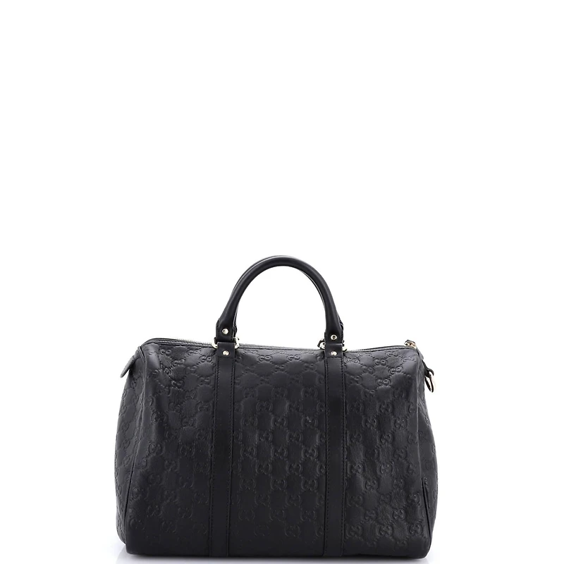 Pre-Owned Gucci Medium Joy Boston Bag Guccissima Leather
