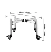 Sugift Adjustable Fire Pit Stand 15-27 in Stainless Steel Base for Smokeless Pits