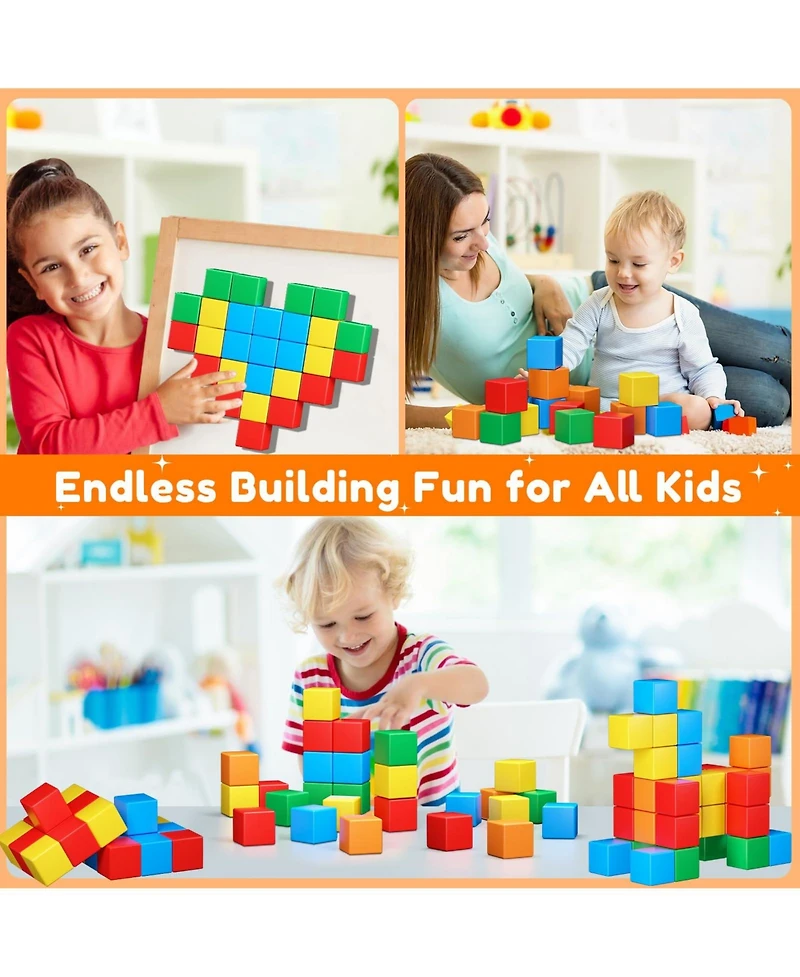 Gnuadz 1.21" Magnetic Building Blocks Kids Stem Toys