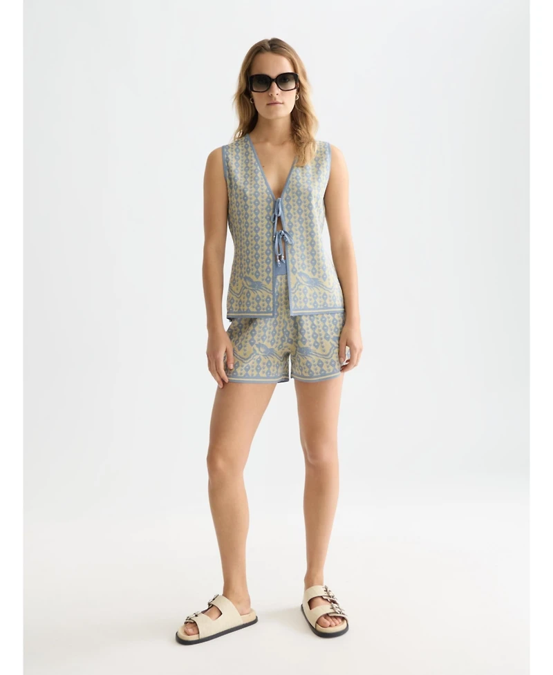 Scotch & Soda Women's and Jaquard Knitted Shorts