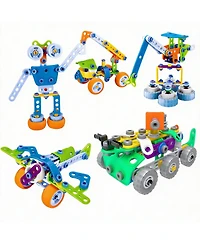 Gnuadz 175-piece Stem Building Toys Educational Construction Set - A