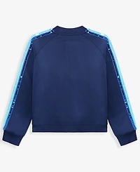 Epic Threads Girls' Xs-xl Sequin-Stripe Fleece Bomber Jacket, Macy's Exclusive