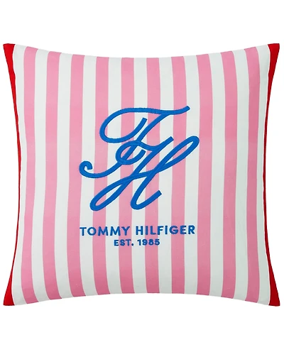 Tommy Hilfiger Beachfront Stripe Cotton Decorative Pillow
