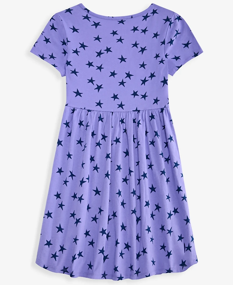 Epic Threads Girls' Xs-xl Star-Print Cotton Dress, Macy's Exclusive