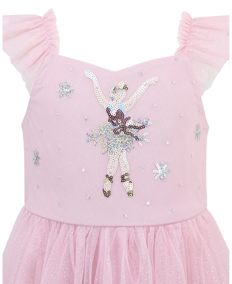 Pink & Violet Girls' 2T-6X Short-Sleeve Dress
