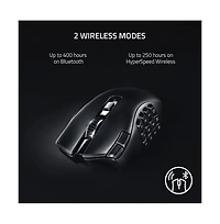 Razer Naga V2 HyperSpeed Wireless Ergonomic Gaming Mouse - Black