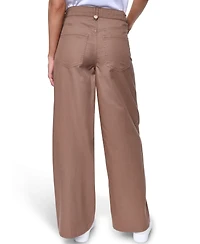 Nautica Women's Cotton-Blend Drawstring Relaxed-Fit Pants