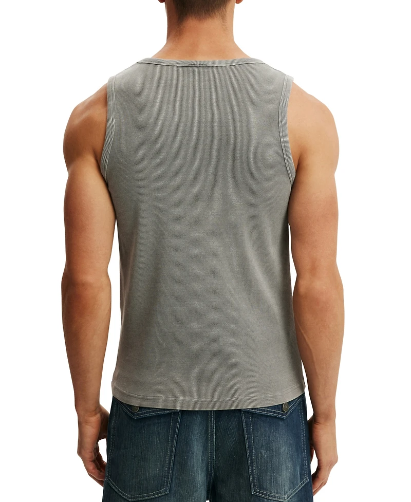 Cotton On Men's Rib Tank T-Shirt