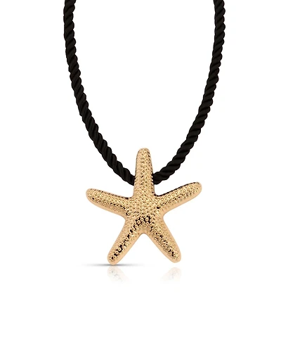 Ettika Gold-Tone Starfish Statement Pendant Necklace