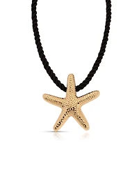 Ettika Gold-Tone Starfish Statement Pendant Necklace