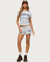 Edikted Women's Sporty Babe Micro Shorts