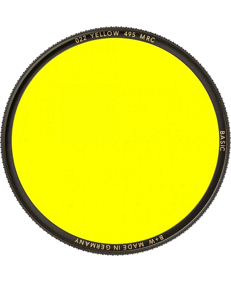 B + W 55mm Basic 022M Mrc Filter, Yellow 495