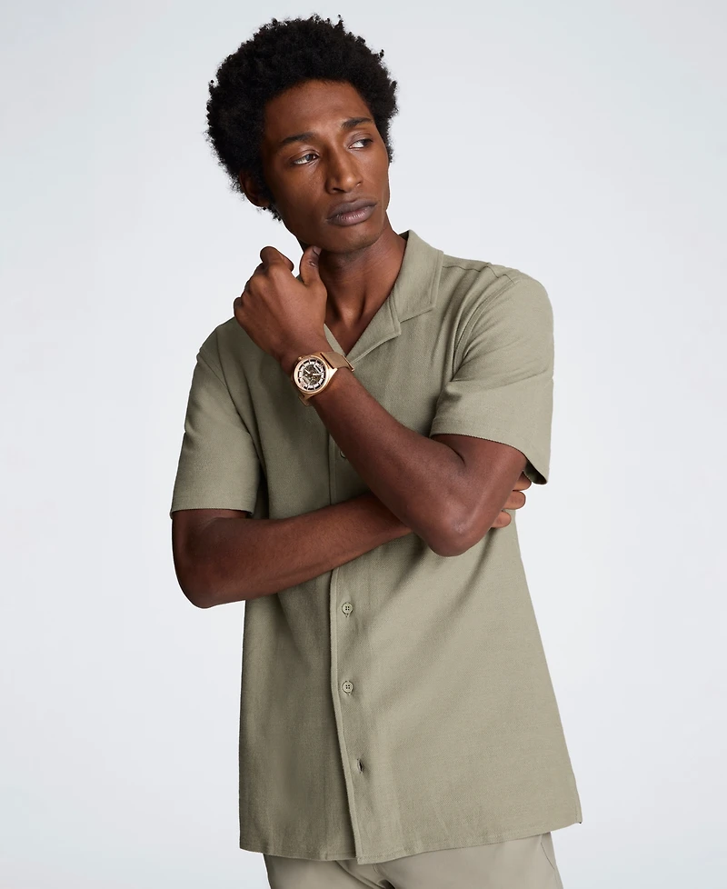 Kenneth Cole Men's Short-Sleeve Classic-Fit Shirt
