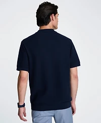 Kenneth Cole Men's Cotton Short-Sleeve Polo Sweater