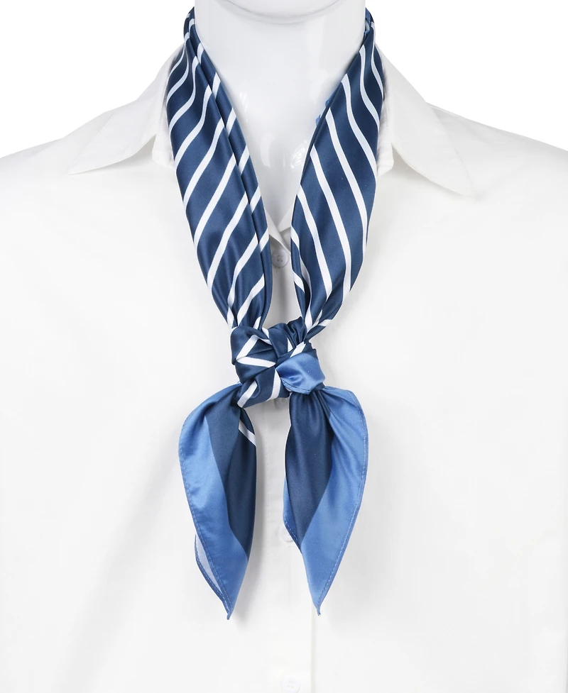 Bespoke Fashion Women's Navy Oversized Square Scarf