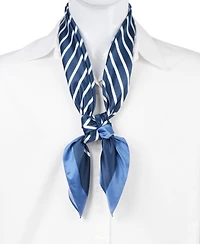 Bespoke Fashion Women's Navy Oversized Square Scarf