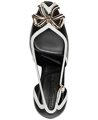 Karl Lagerfeld Paris Women's Lacey High Dress Sandals
