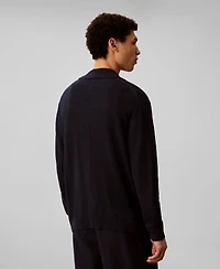 Calvin Klein Men's Linen-Blend Regular-Fit Sweater
