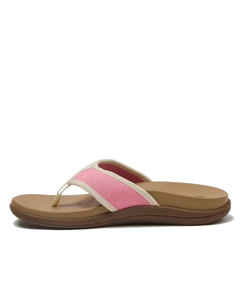 Lands' End Women's All Day Comfort Canvas Flip Flops