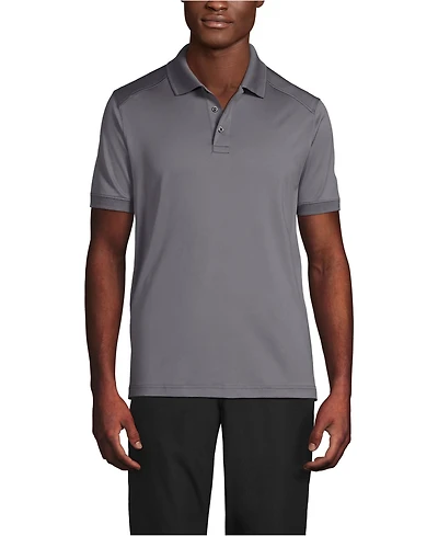 Lands' End Men's Short Sleeve Rapid Dry Polo Shirt