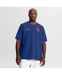 Nike Men's Royal New York Mets Authentic Collection Dri-fit Quarter-Zip Windshirt