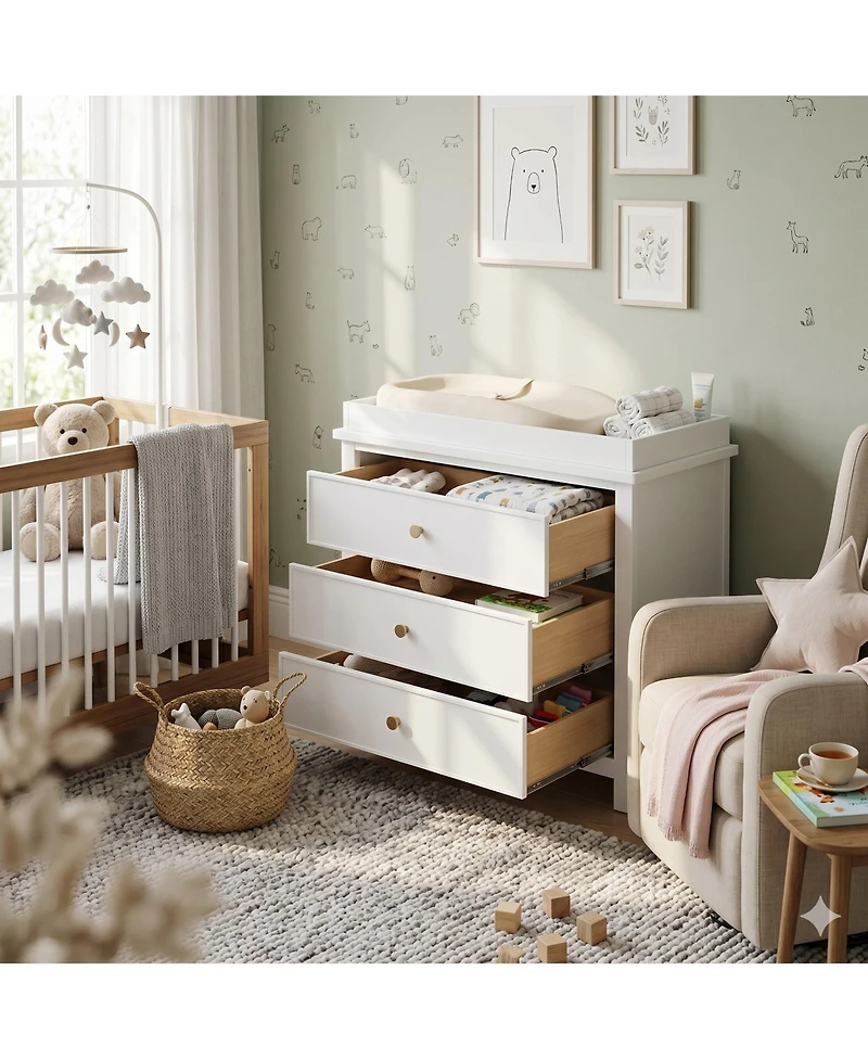 Graco Sasha 3 Drawer Chest with Changing Topper