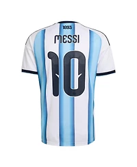 Adidas Men's Argentina National Team Lionel Messi White Fifa x World Cup 2026 Home Replica Jersey