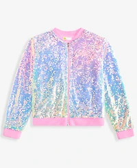 Epic Threads Girls' Xs-xl Sequin Bomber Jacket, Macy's Exclusive