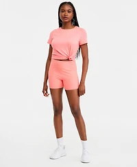 Id Ideology Women's Studio 7" Bike Shorts, Exclusively at Macy's