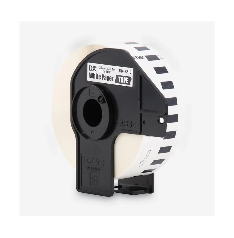 Brother DK2210 1.1 in. x 100 ft. Continuous Paper Label Tape 1-Roll