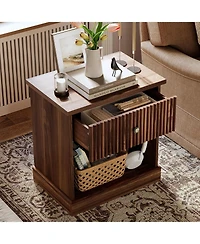 gaomon Adults 1-Drawer Nightstand Wood Organization
