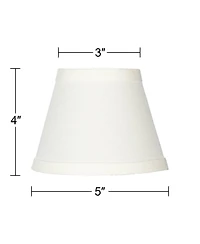 Springcrest Danni Fabric Chandelier Clip Shade 3x5x4 (Clip-On)