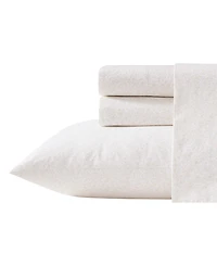 Laura Ashley Chelsie Vine Cotton Percale 3-Pc. Sheet Set, Twin Xl
