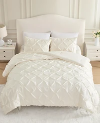 Laura Ashley Pintuck Solid Satin 2-Pc. Comforter Set, Twin Xl