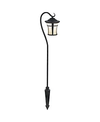 John Timberland Carriage 23" High Mission Outdoor Landscape Path Lights Porch House Set of 2 Led Bulb Textured Black Finish