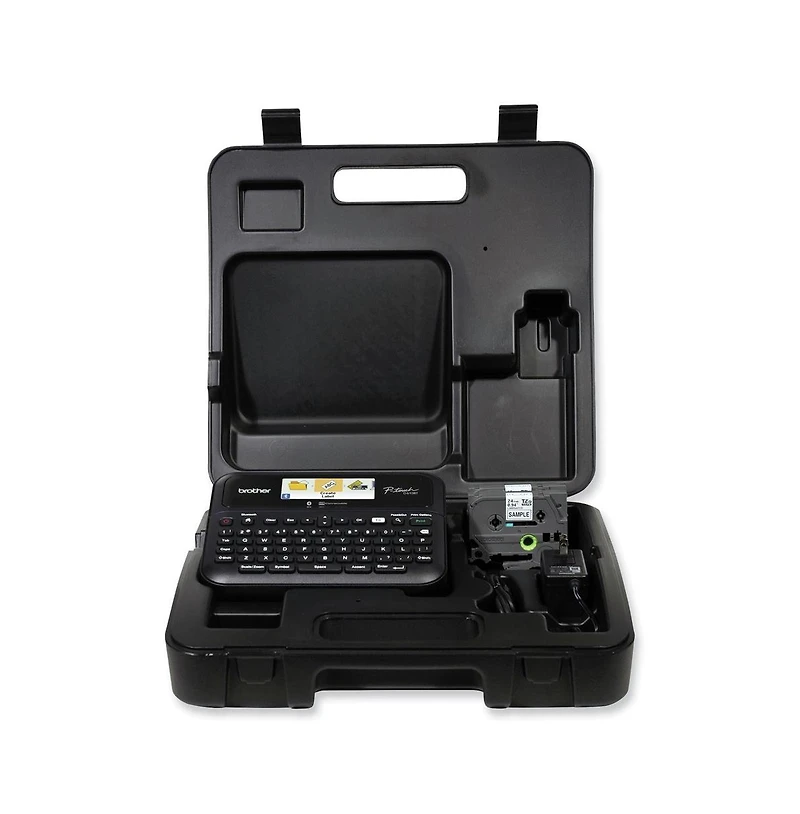 Brother P-Touch D-610BTVP 30 mm/s Print Speed Connected Label Maker with Color Display