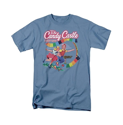 Logovision Men's Candy Land to The Castle T Shirt