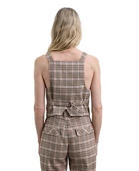 Scalpers Women's Pinkcheck Vest