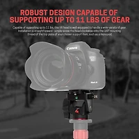 3Pod Tilt Head with Arca-Type Quick Release and Lever-Lock Clamp