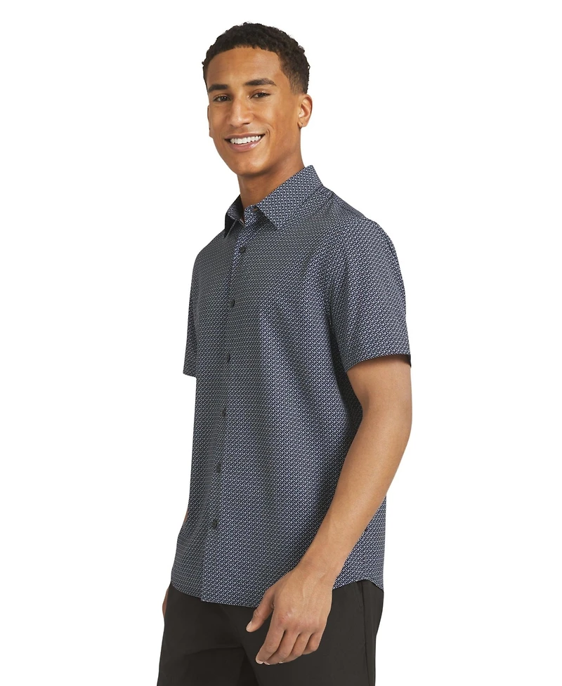dkny Men's declan printed button-up shirt